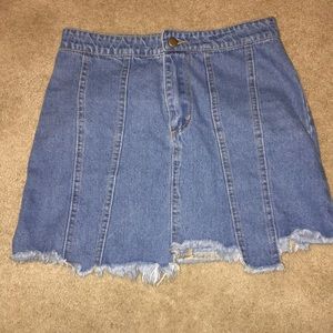 Denim skirt!!